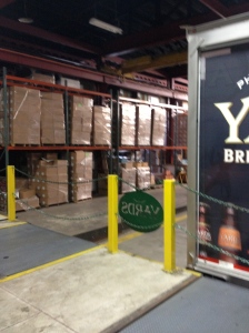 Loading Dock at Yards where they ship out the beer